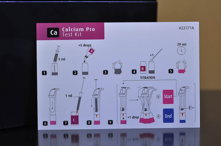 Red Sea Calcium Chart