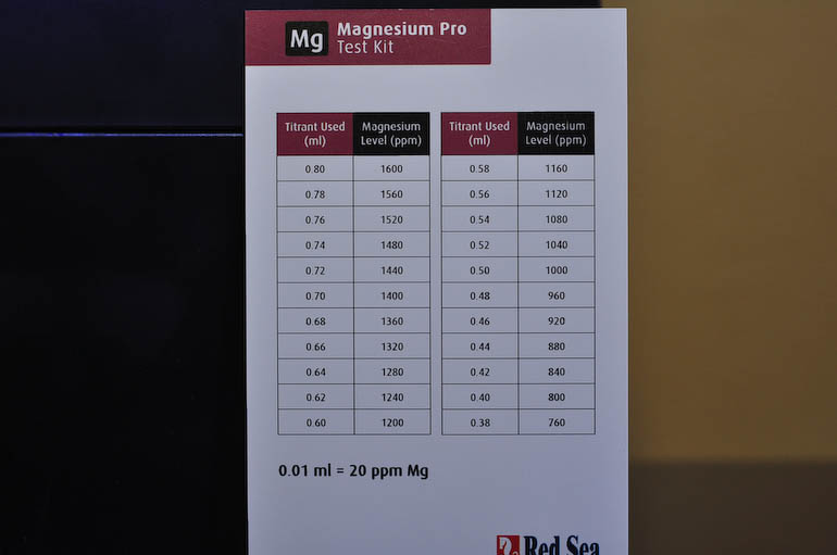 red sea saltwater test kit