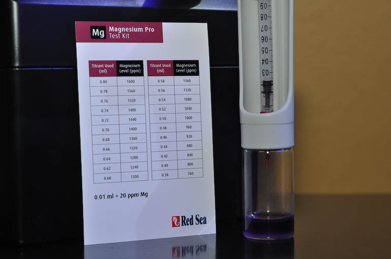 Red Sea Magnesium Chart